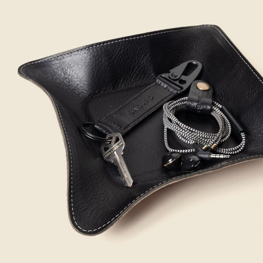 Travel valet tray - Black