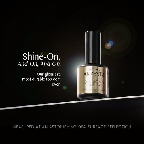 Akzentz Diamond Shine-On (No Cleanse) Gel Top Gloss